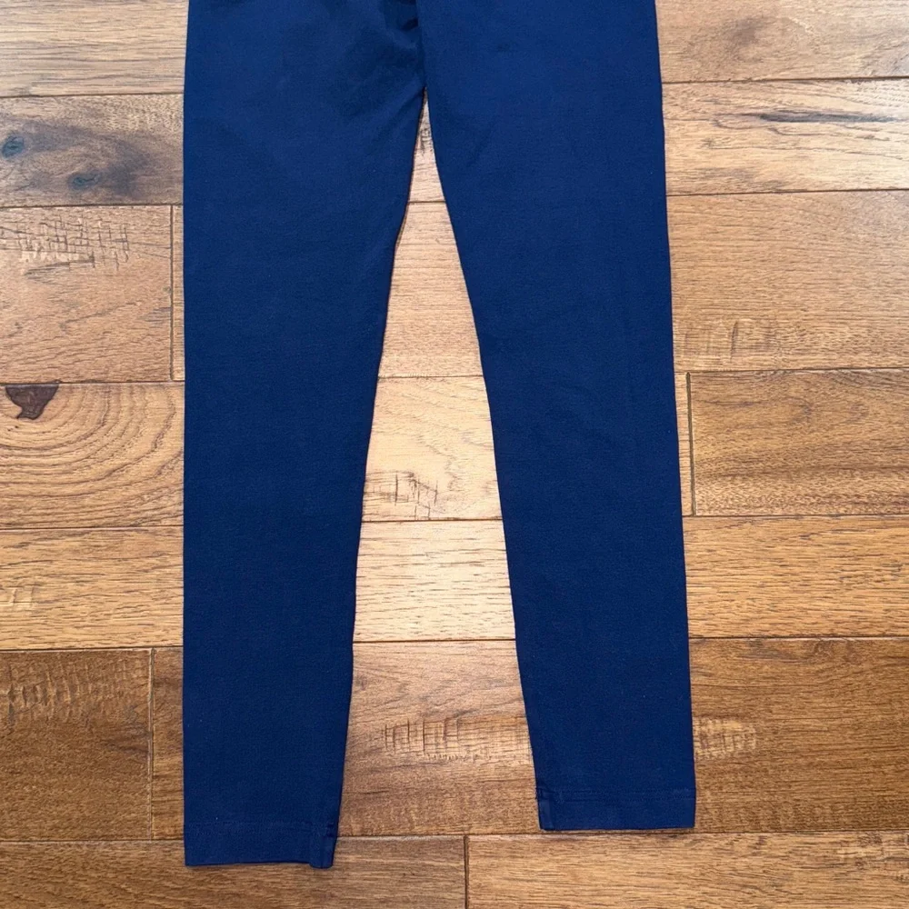 Hanna Andersson Girls Leggings - Size US 10 | 140 cm - Navy Blue